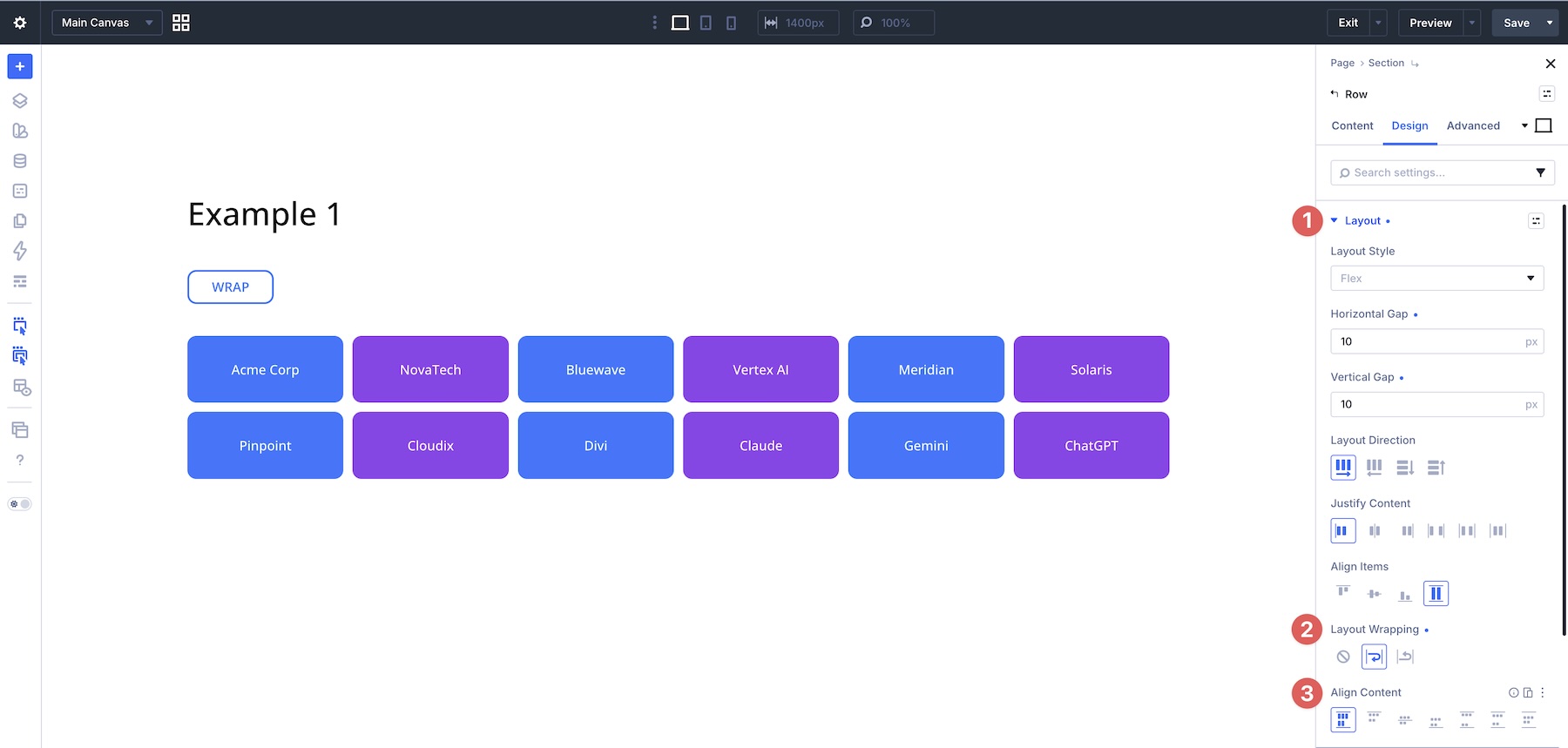 align content in Divi 5