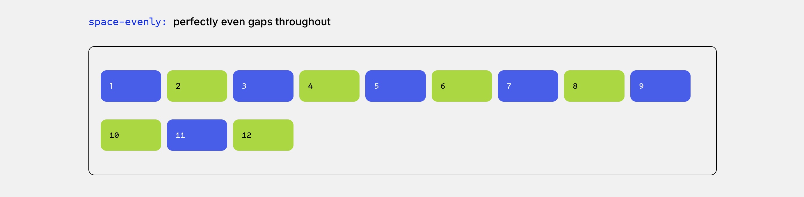 multi line space evenly alignment in Divi 5