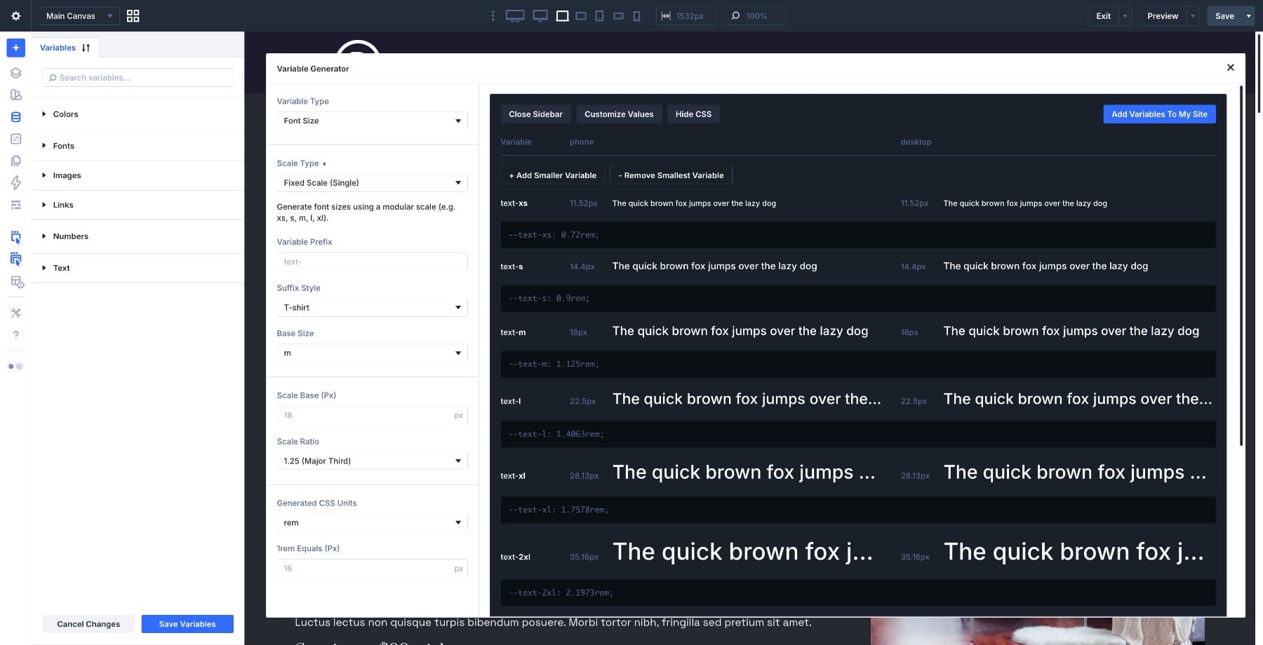 Fixed Single CSS output in Divi 5 Variable Generator