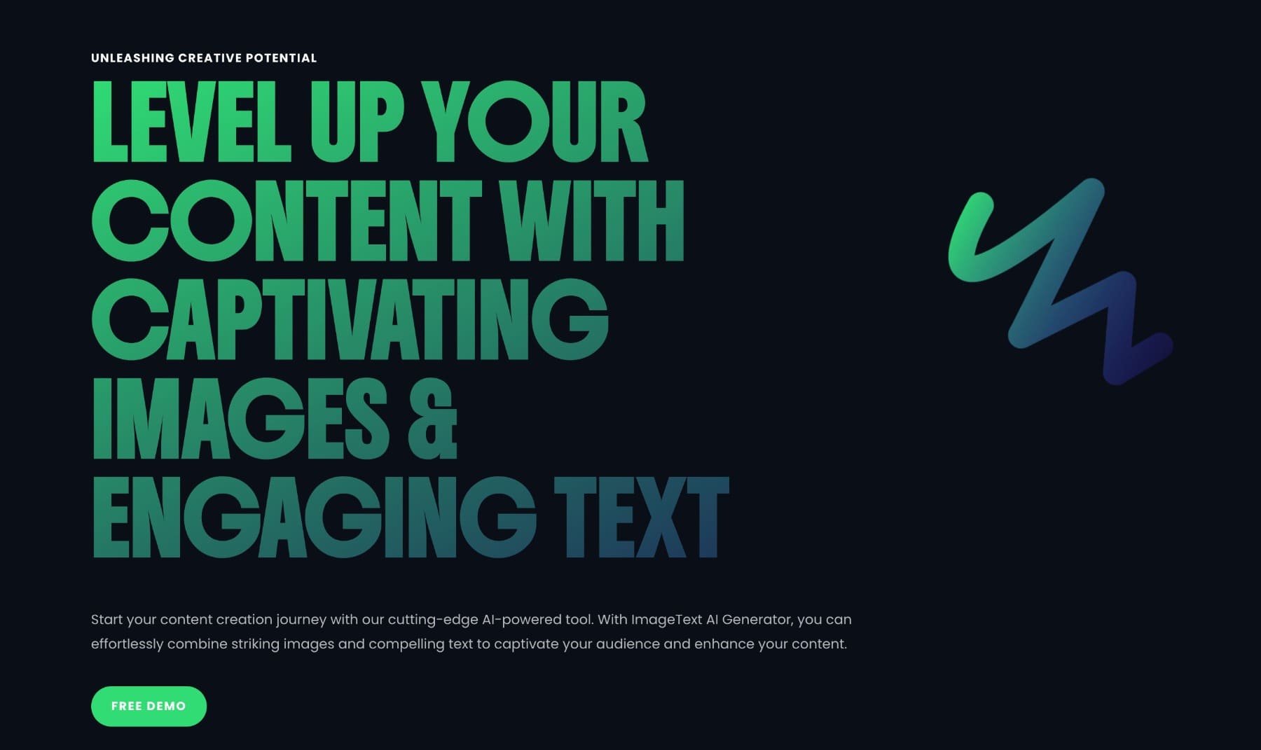 Hero heading with an on-brand gradient text fill in Divi 5