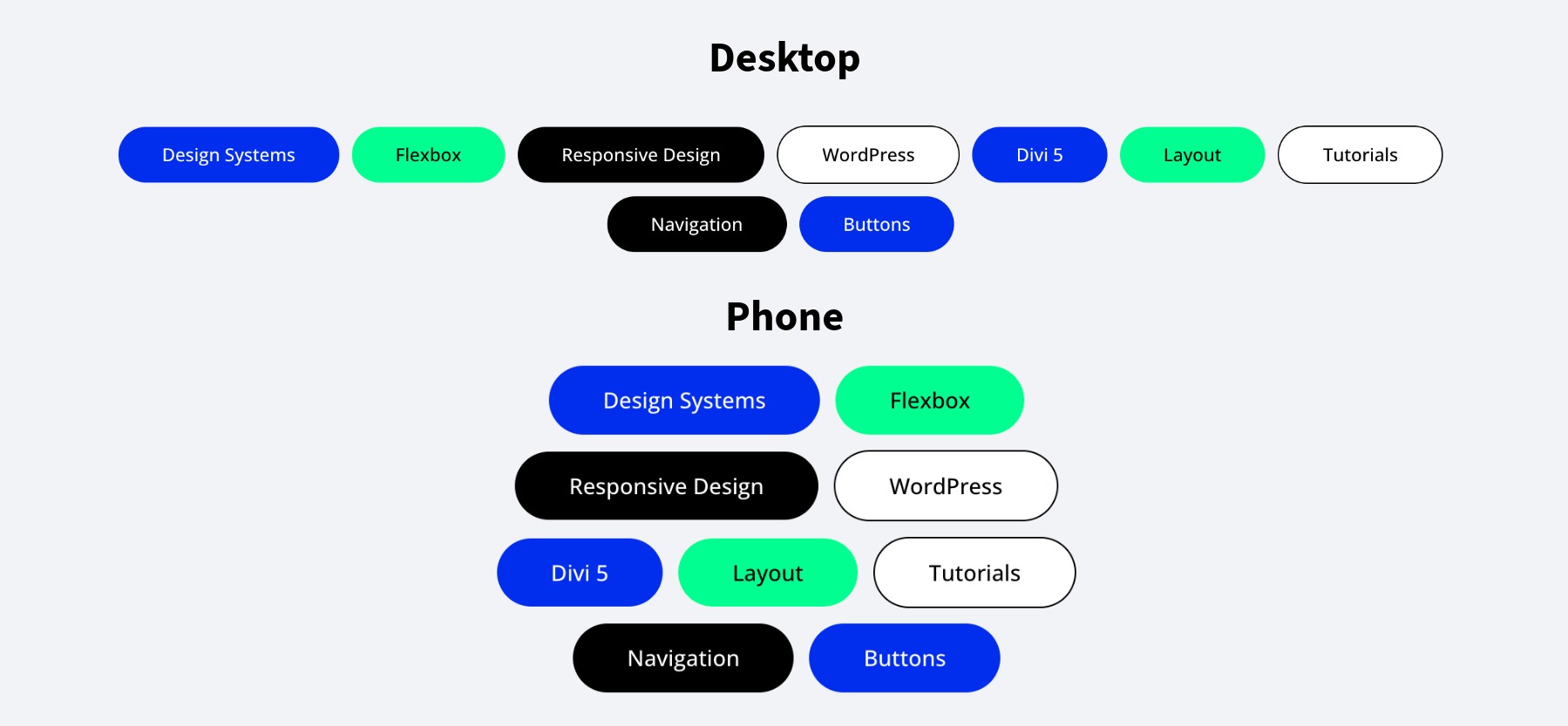 Flexbox example 5