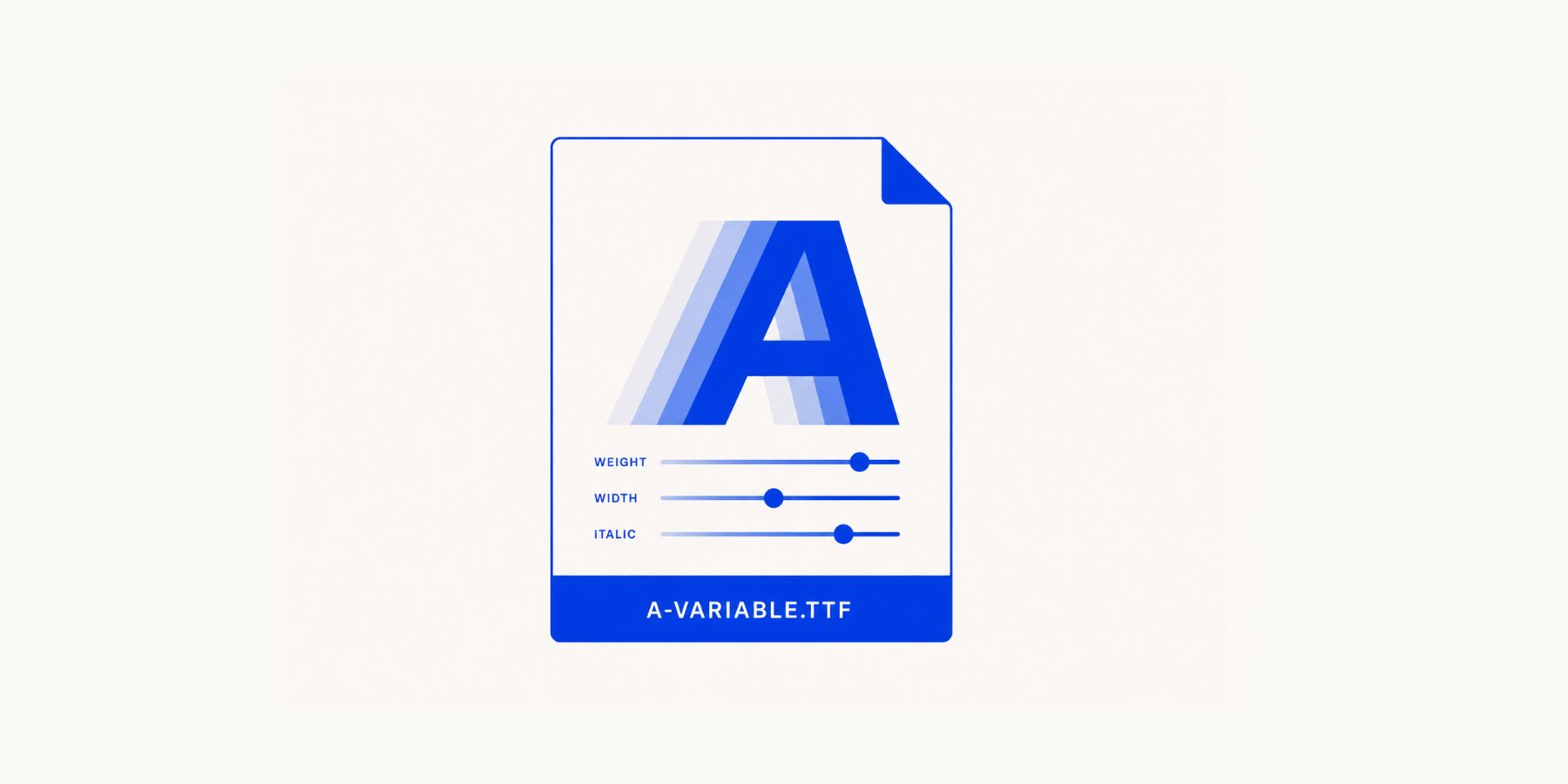 How variable fonts work