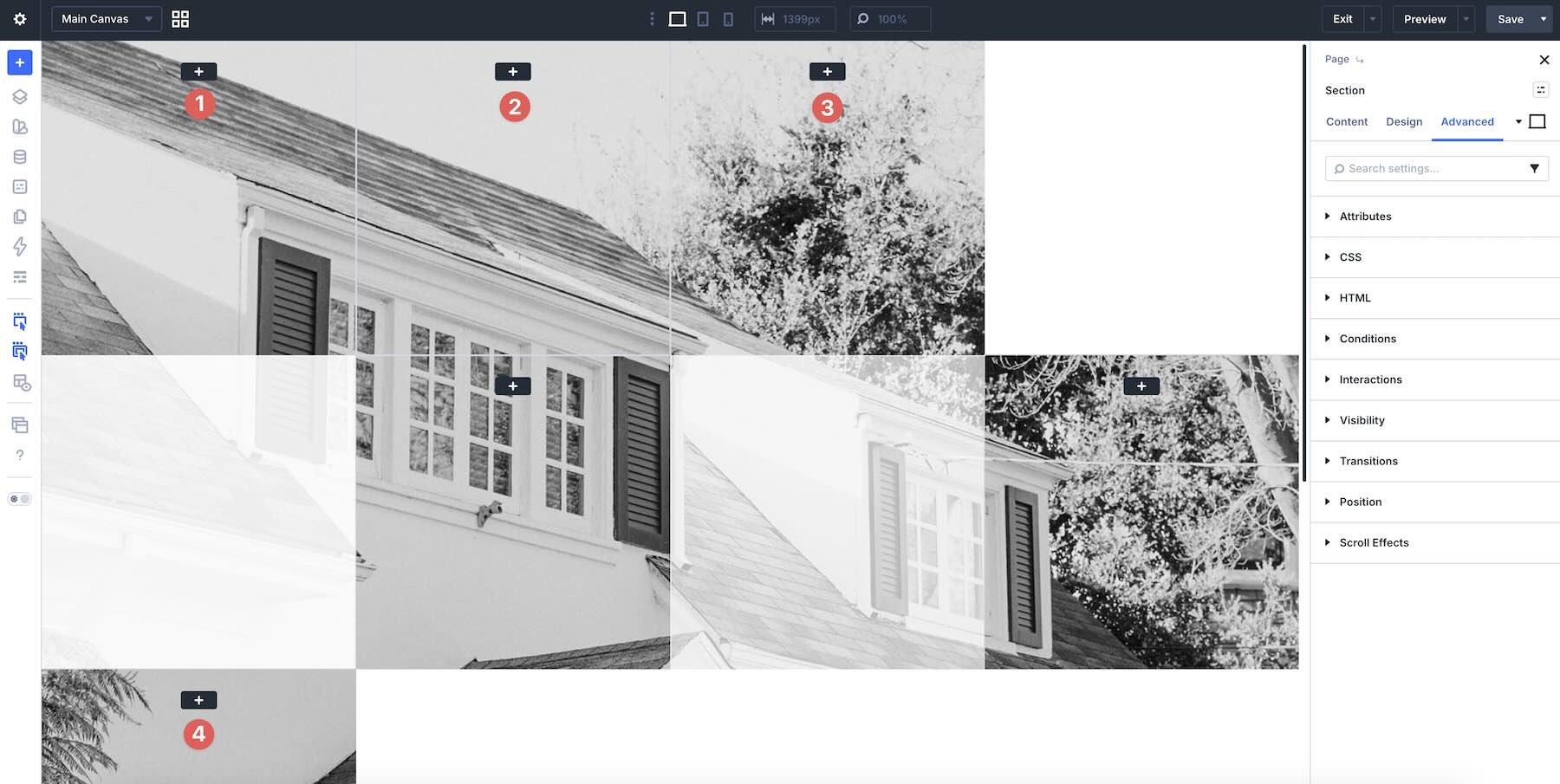 adjusting for empty columns in grid layouts