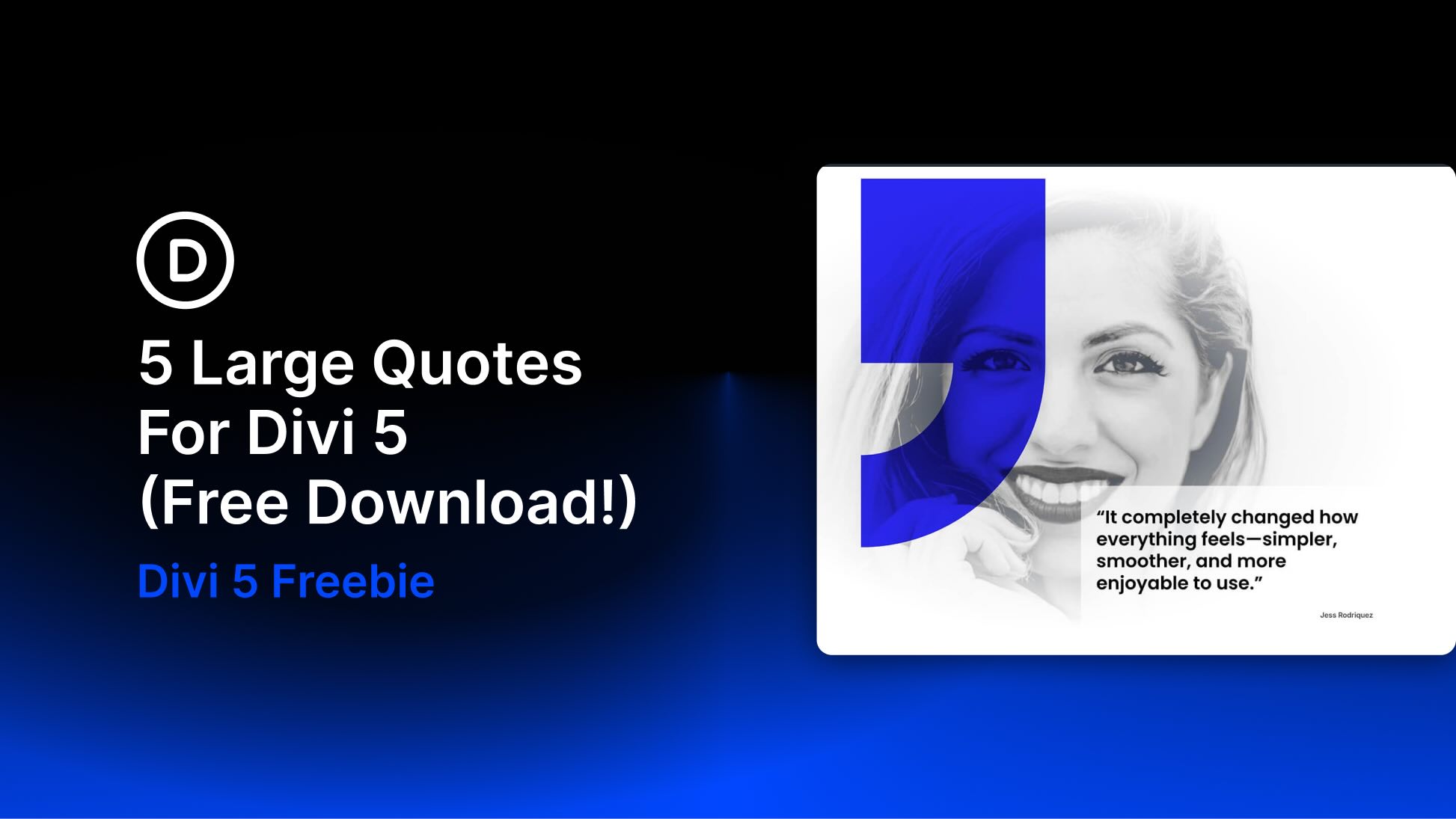 5 Large Quotes For Divi 5 (Free Download!)
