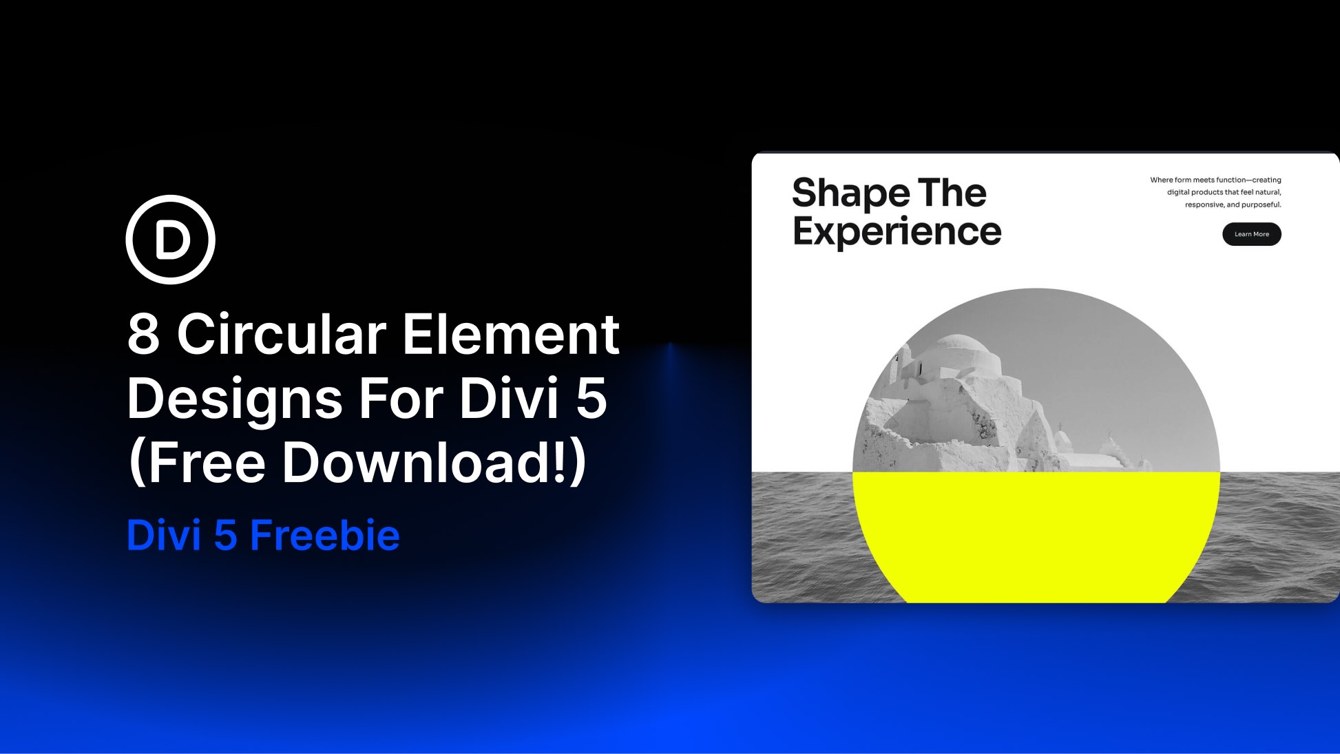 8 Circular Element Designs For Divi 5 (Free Download!)