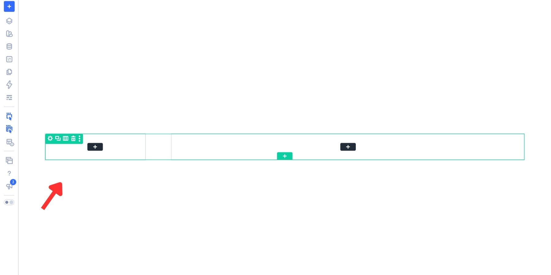 Adding a 3070 row and column in Divi 5
