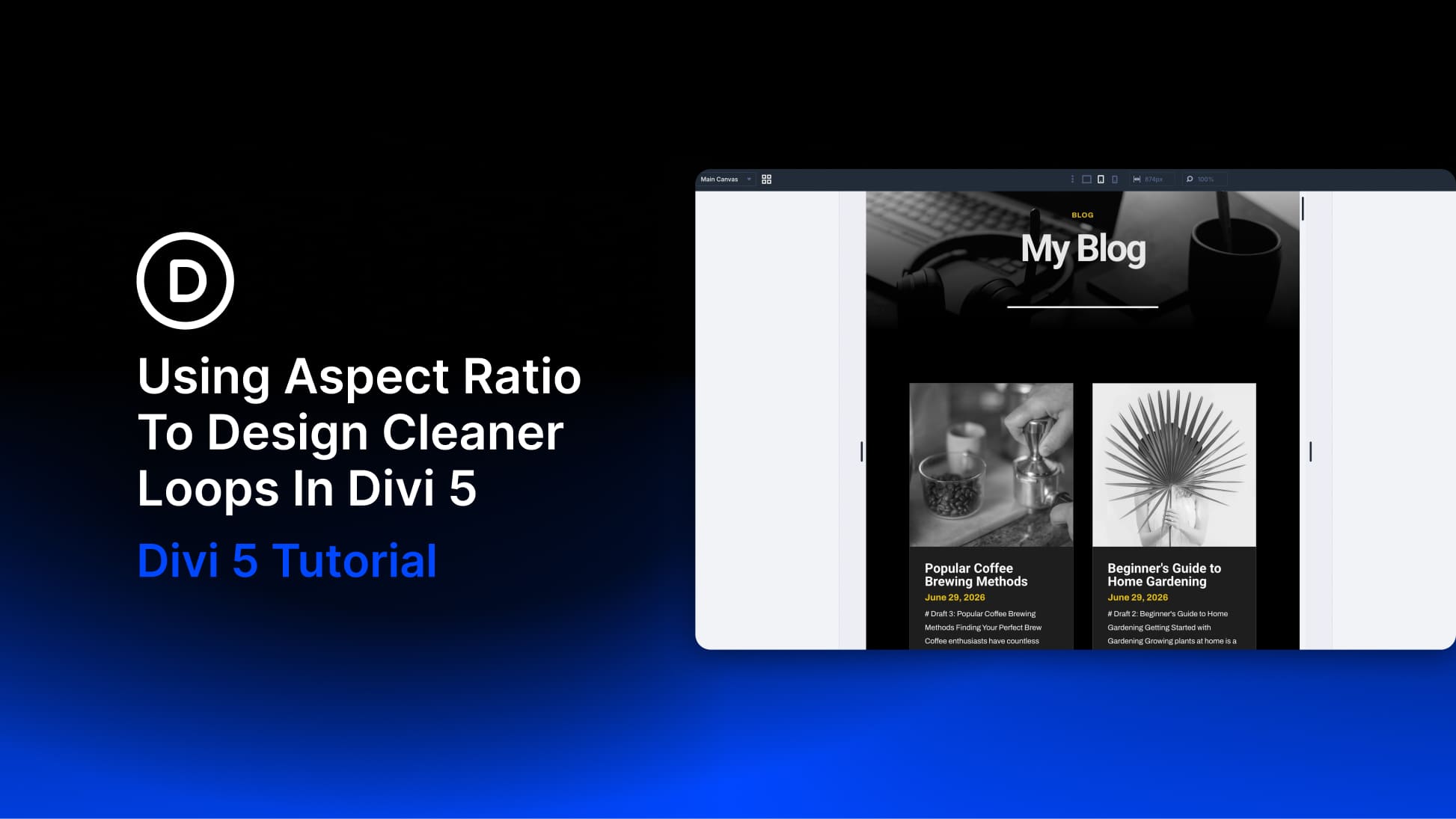 Using Aspect Ratio To Design Cleaner Loops in Divi 5