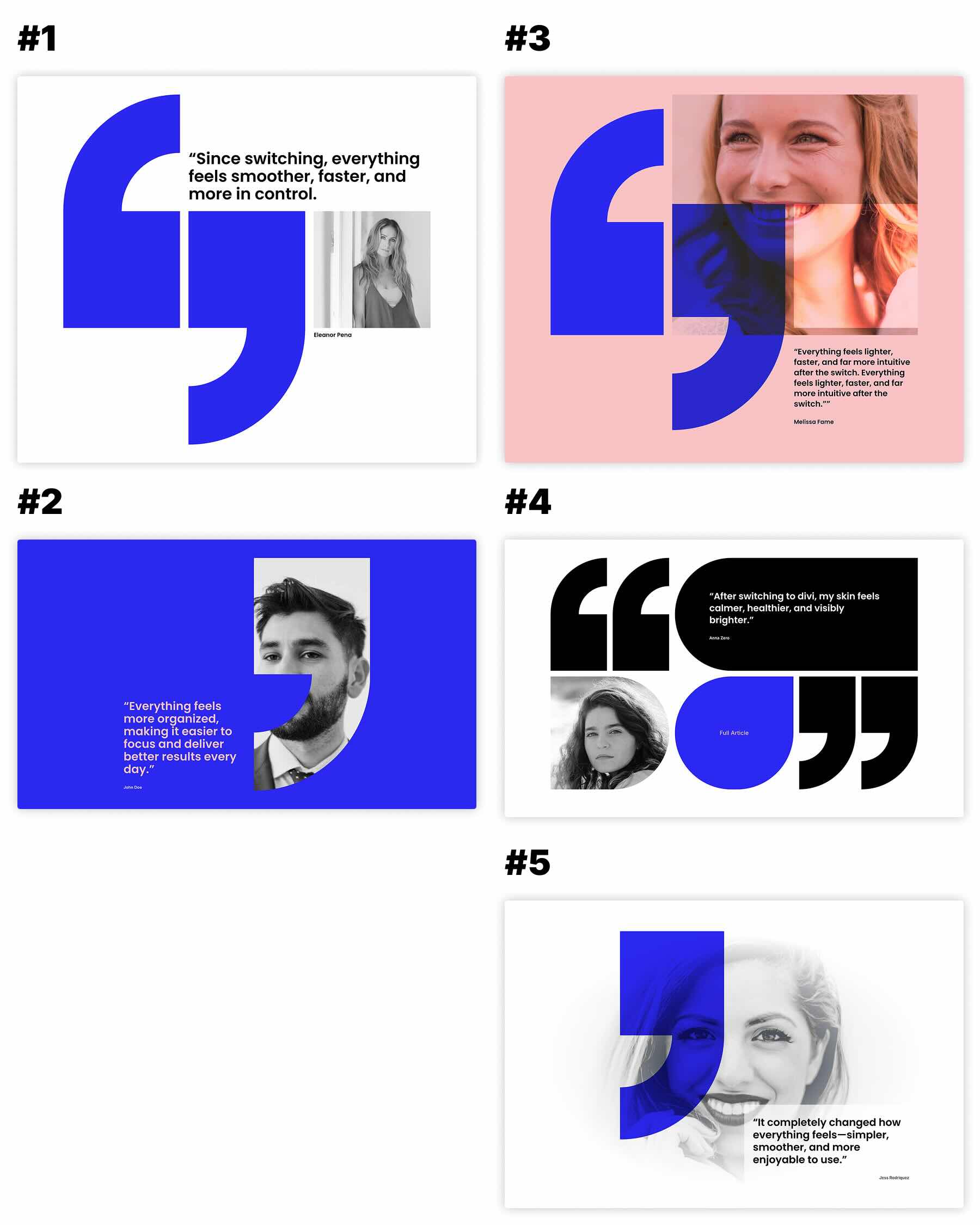 Large Quotes For Divi 5