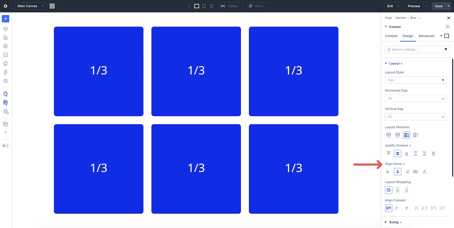 Align Items in Divi 5