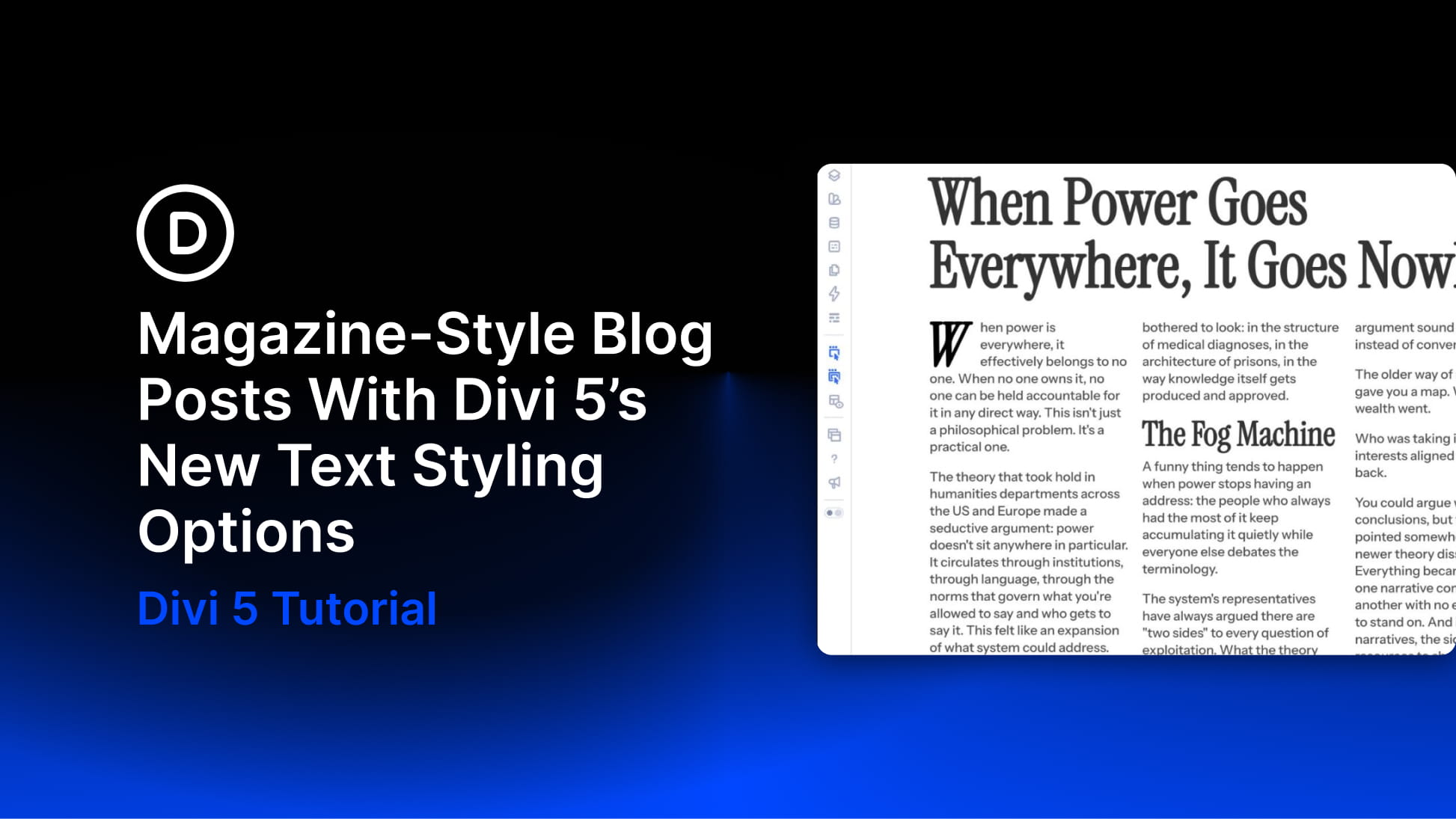 How To Create Magazine-Style Blog Posts With Divi 5’s New Text Styling Options
