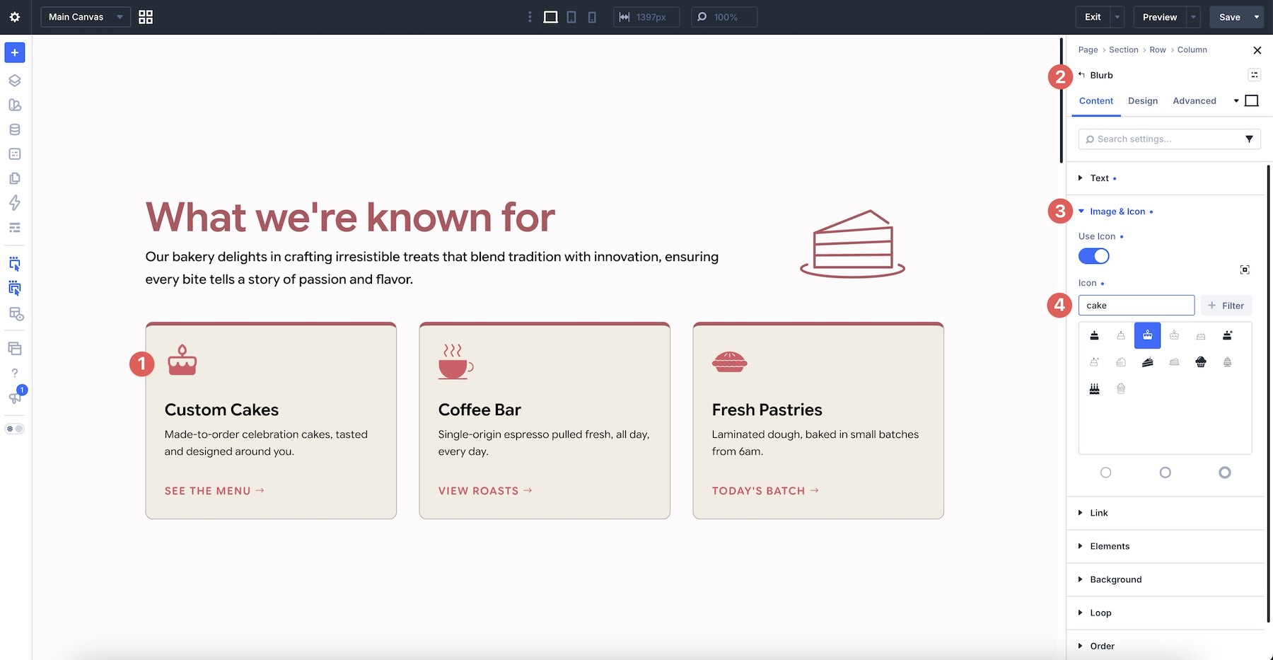 Industry-specific icon collections available in Divi Sensei Icons