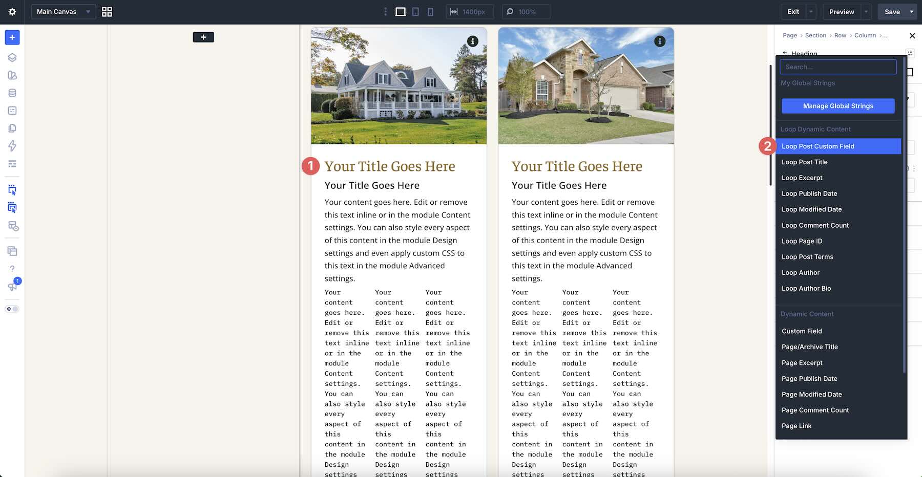 loop post custom field