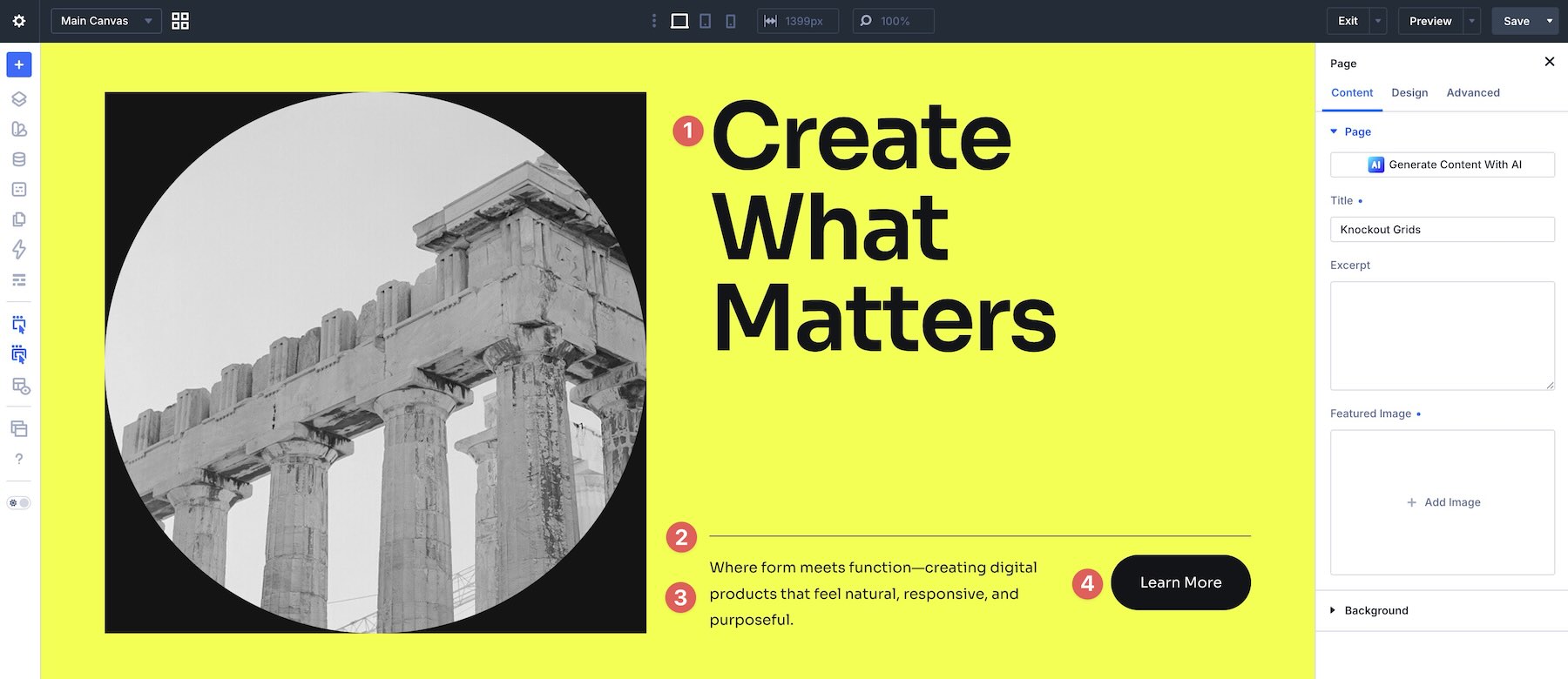 swapping placeholder content in Divi 5