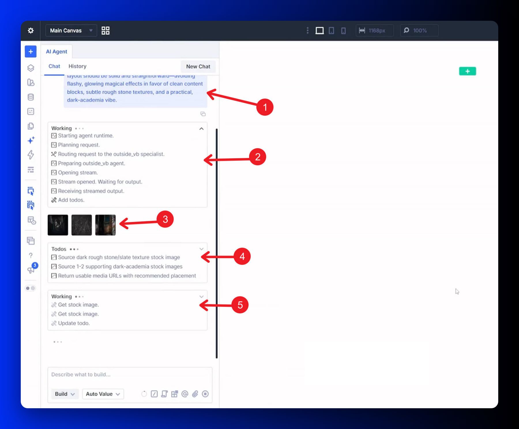 AI Agent Tool Calls Work Progress And Other Things in the Chat