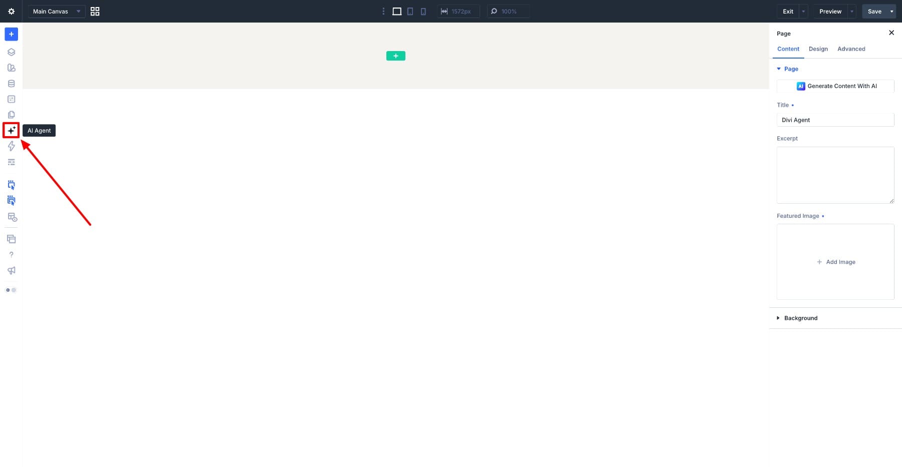 Divi AI agent