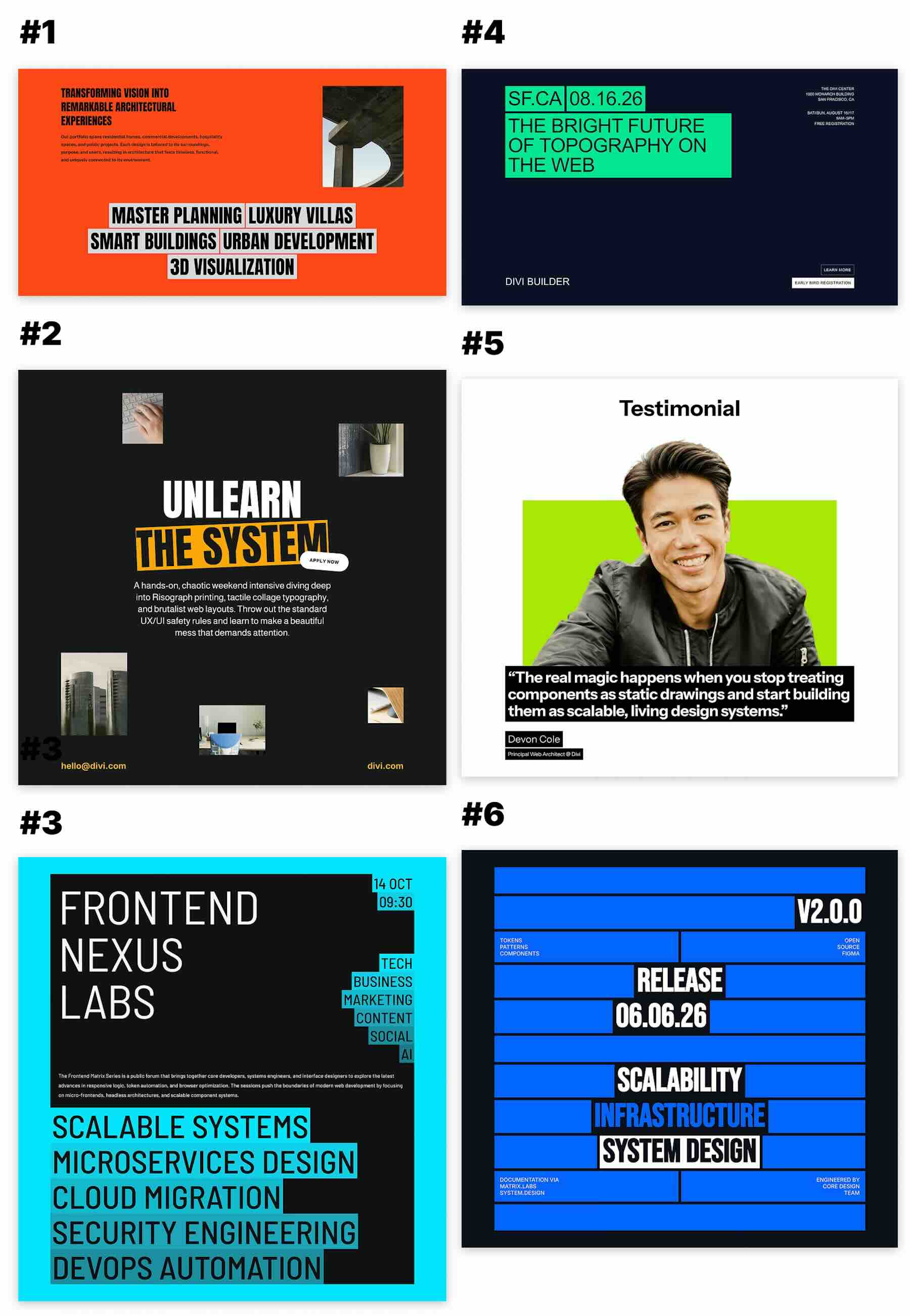 Text With Background Designs For Divi 5