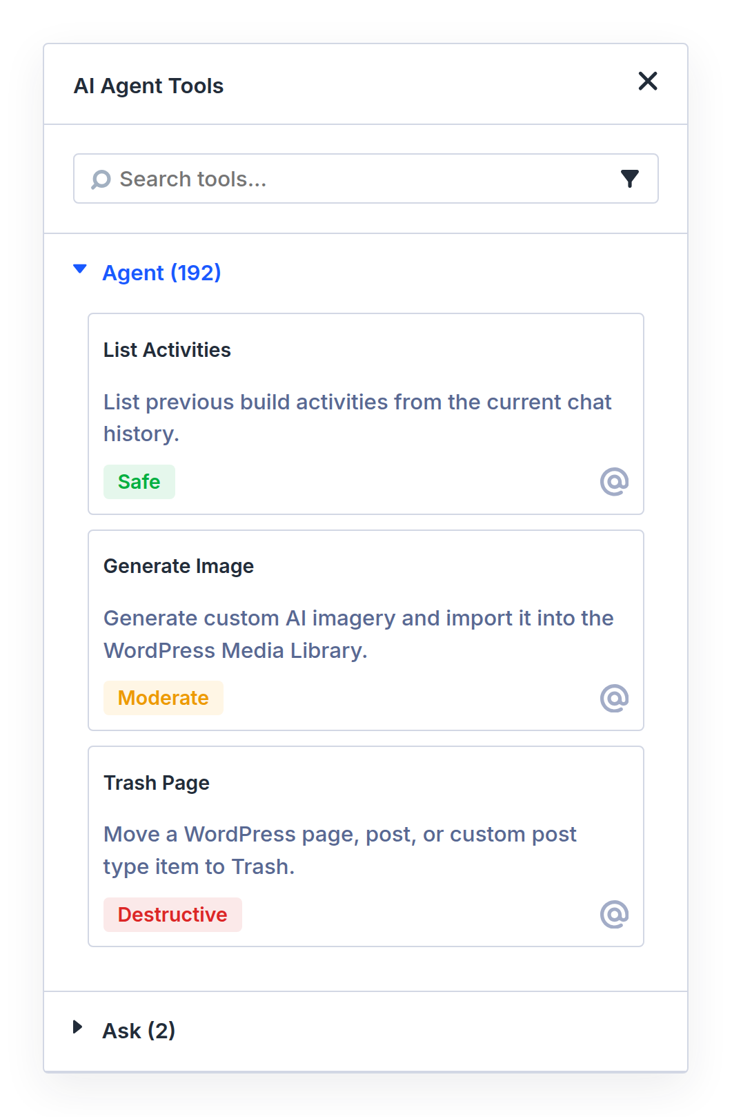 The Searchable Divi AI Agent Tools Catalog