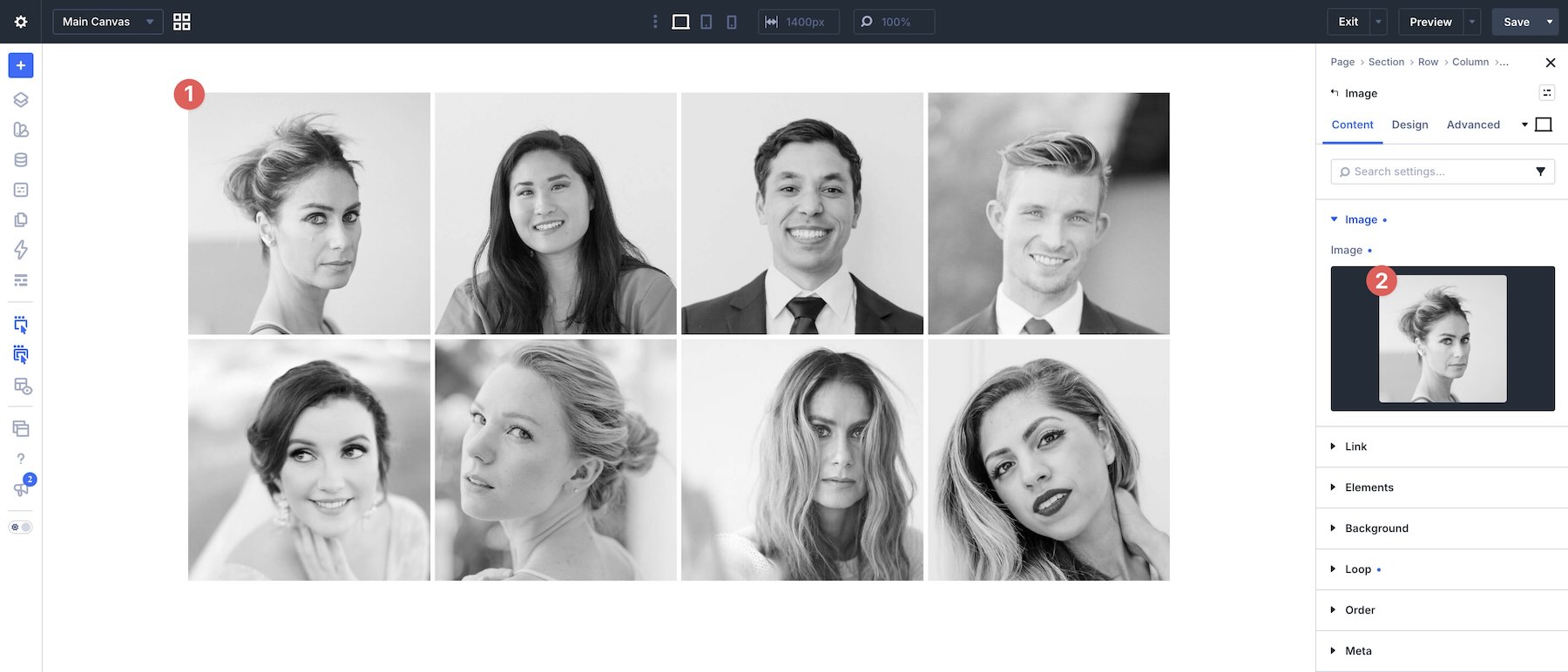 choose high resolution images