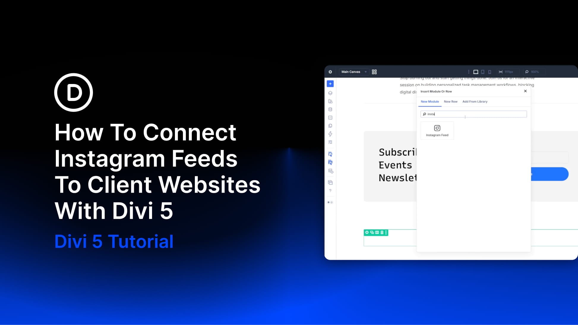 How To Connect Instagram Feeds To Client Websites With Divi 5