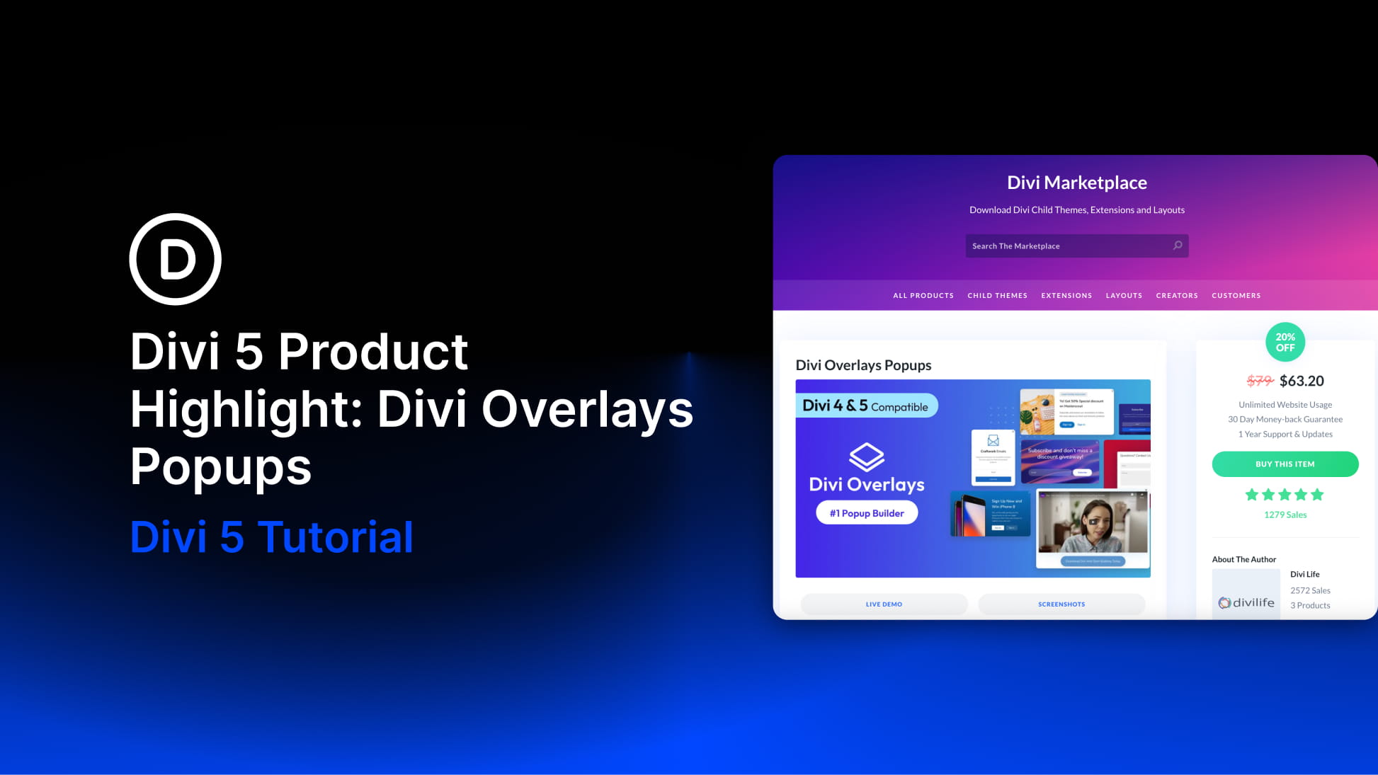 Divi 5 Product Highlight: Divi Overlays Popups