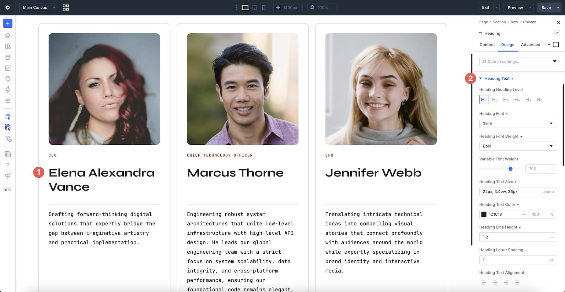 styling changes in Divi 5