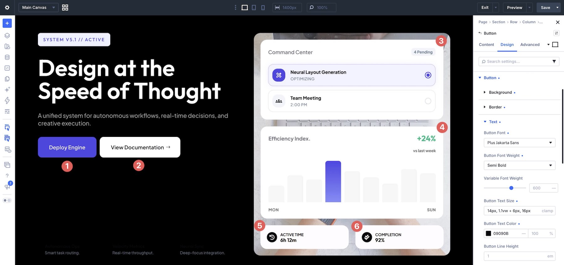 changing other UI elements