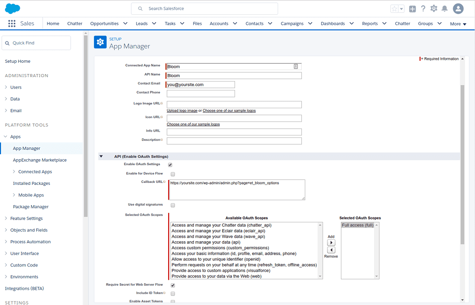 Ajouter un compte email dans Bloom