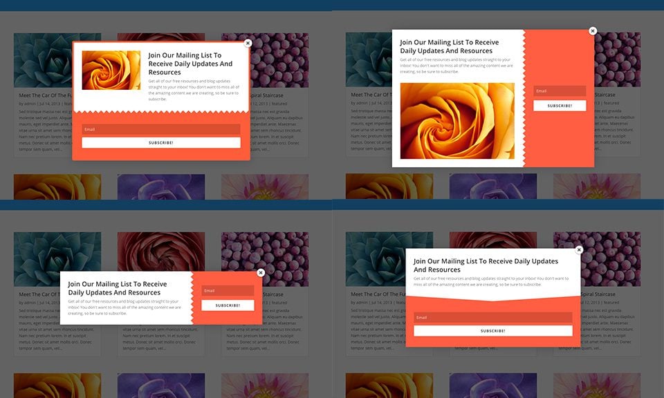 Using Bloom's Opt-in pop-up