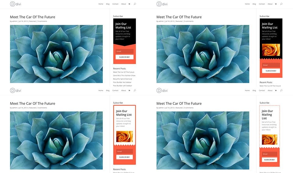 Utilizzo del widget Bloom Opt-in