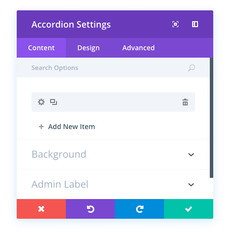 accordion module