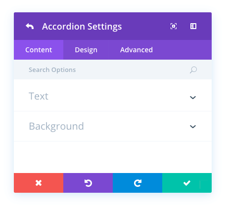 accordion module