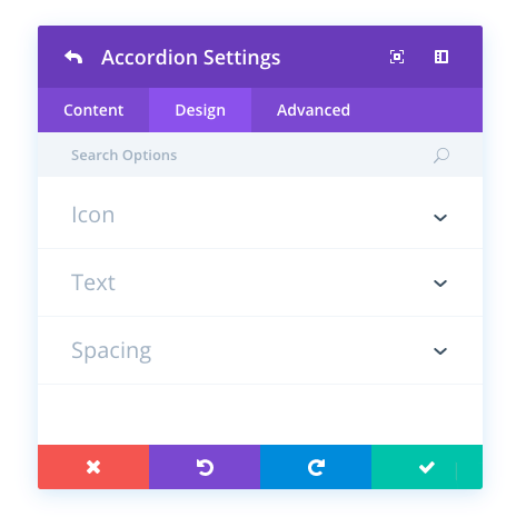 accordion module