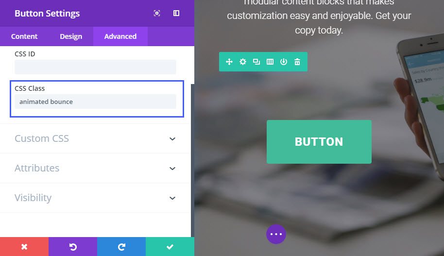 Módulo de código da Divi