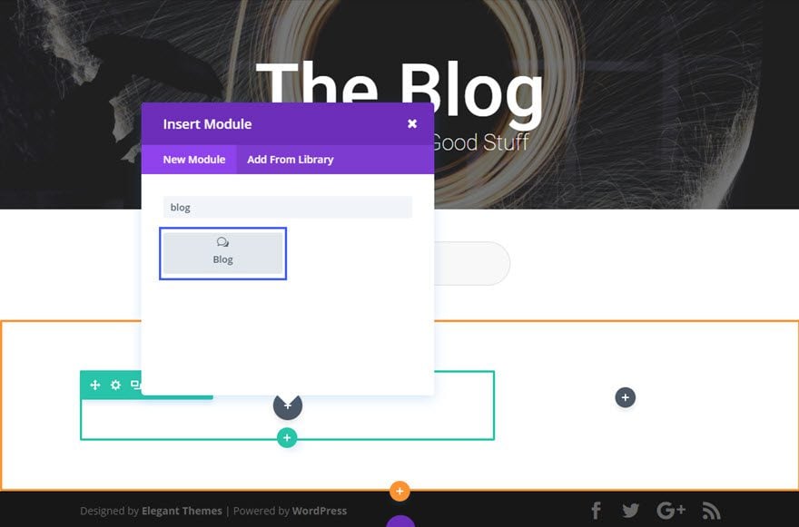 Criar um blogue com o módulo Divi