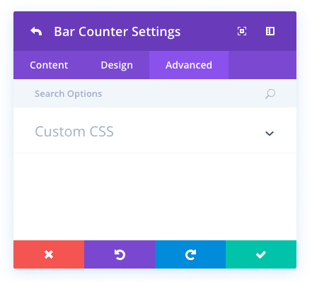 bar counters module