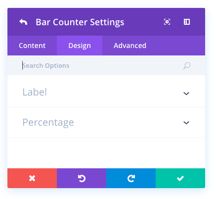 bar counters module