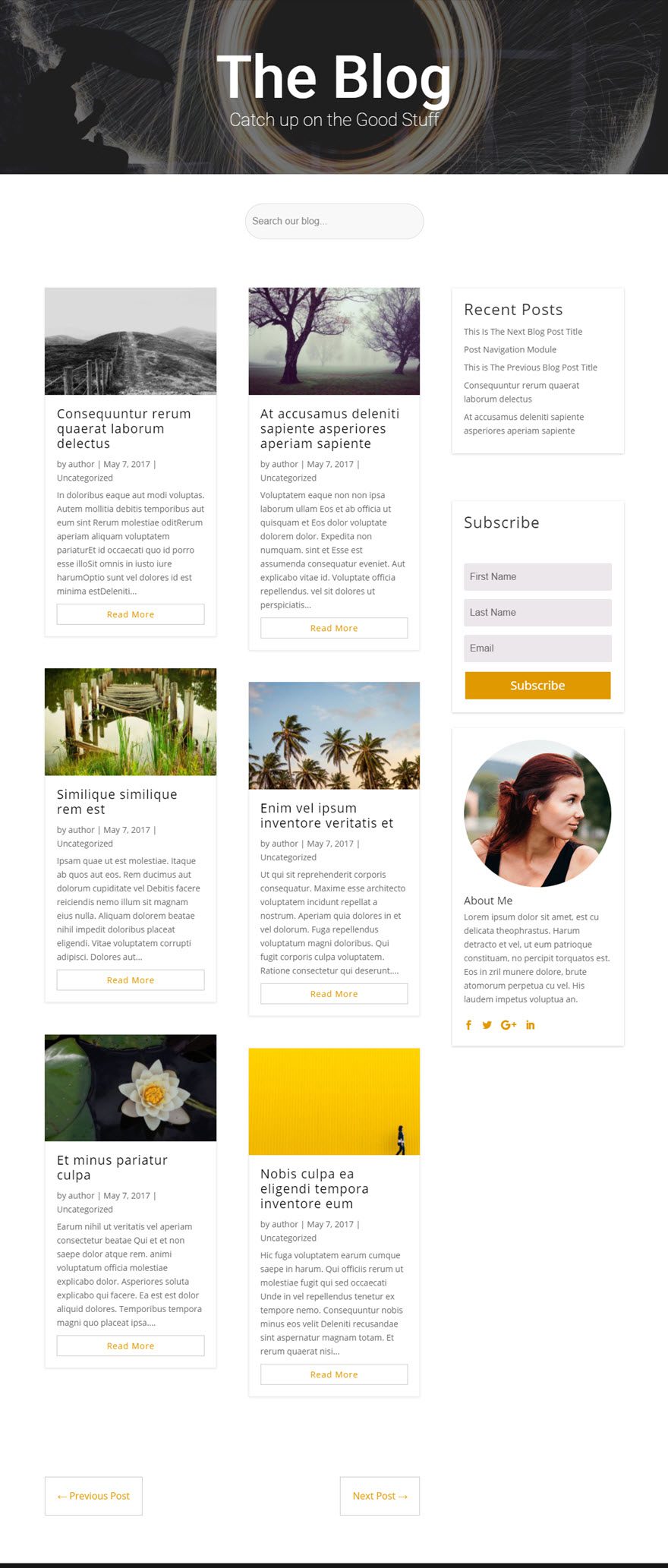 Criar um blogue com o módulo Divi