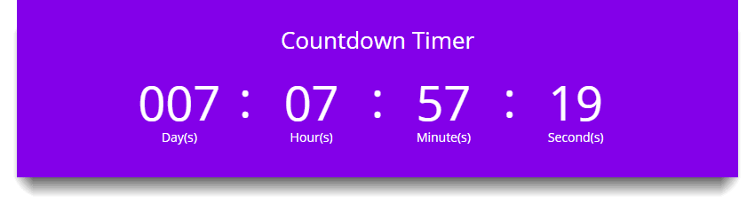 Managing Divi's countdown timer module