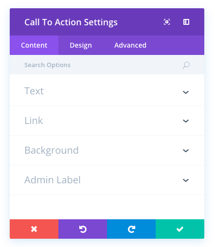 call to action module