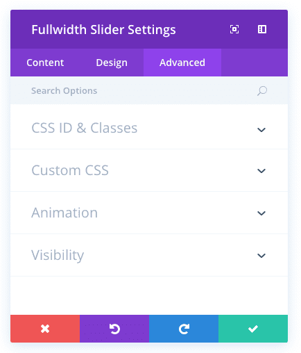 fullwidth slider module