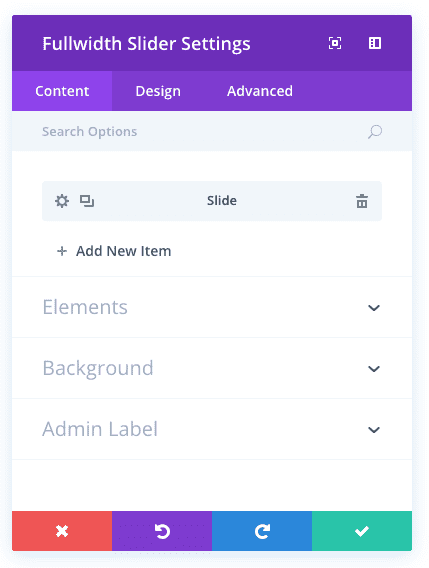 fullwidth slider module