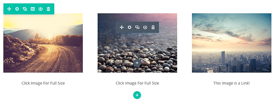 Módulo de imagem da Divi