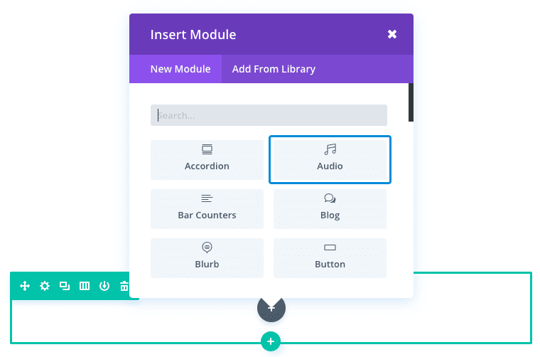 Le module audio de Divi 