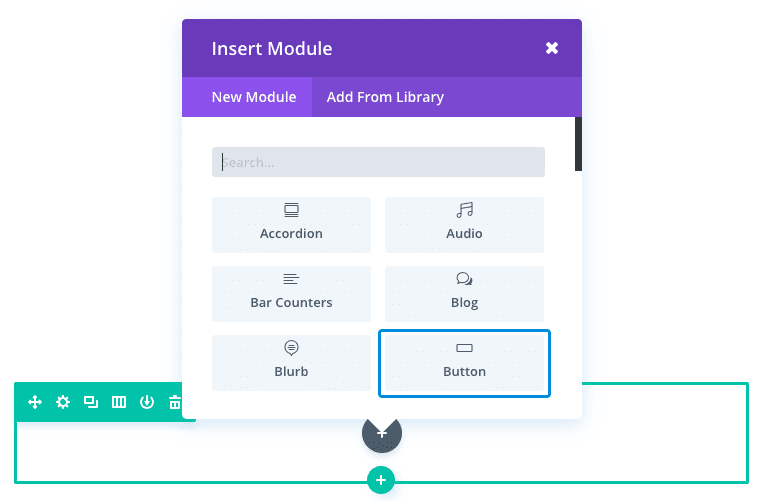 Utiliser le module de bouton de Divi