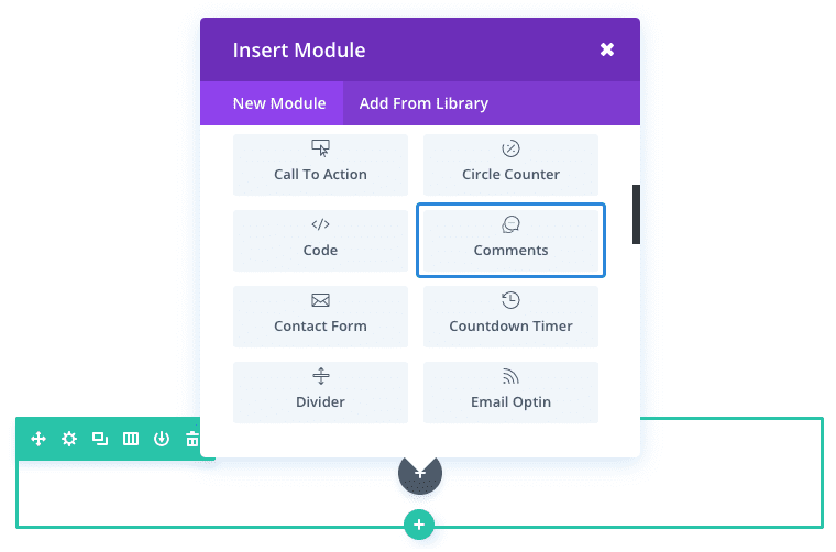 Le module de commentaire de Divi