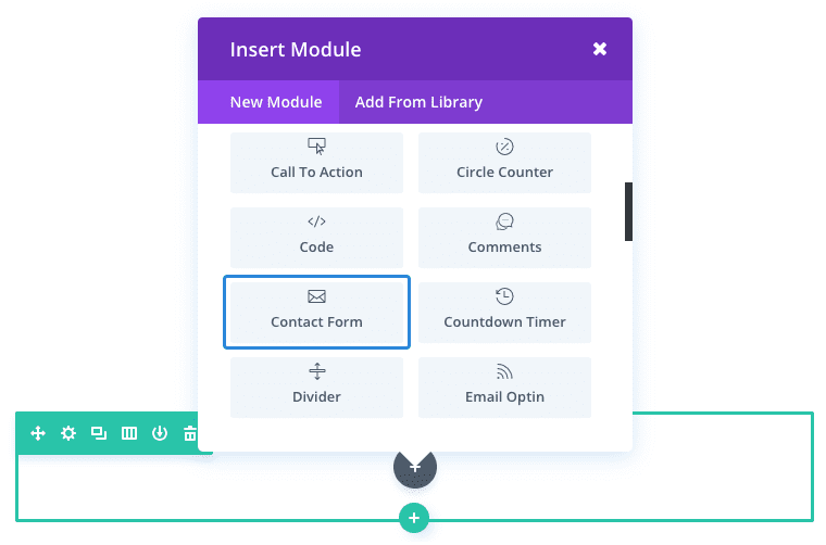 Gérer le module de formulaire de contact de Divi