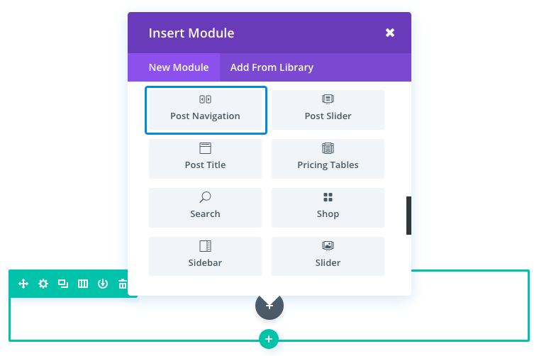 post navigation module