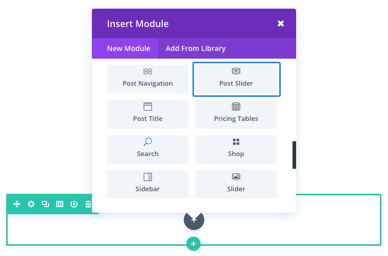 post slider module