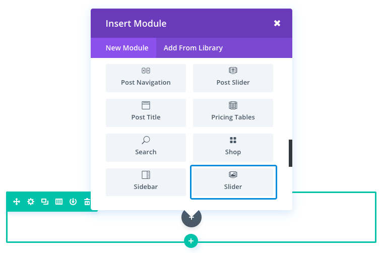 slider module