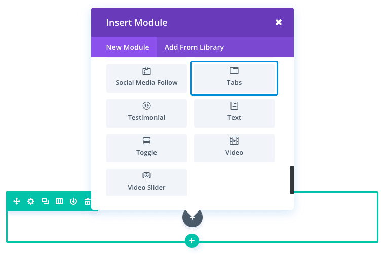 tabs module